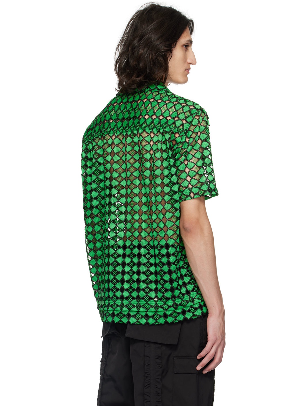 Green & Black Letto Shirt - 3