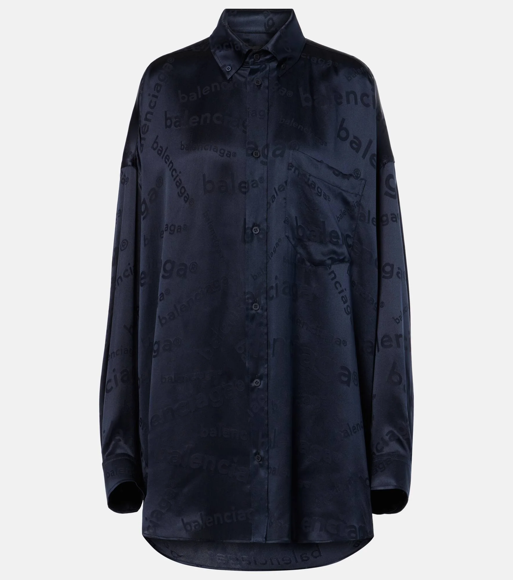 Cocoon silk shirt - 1
