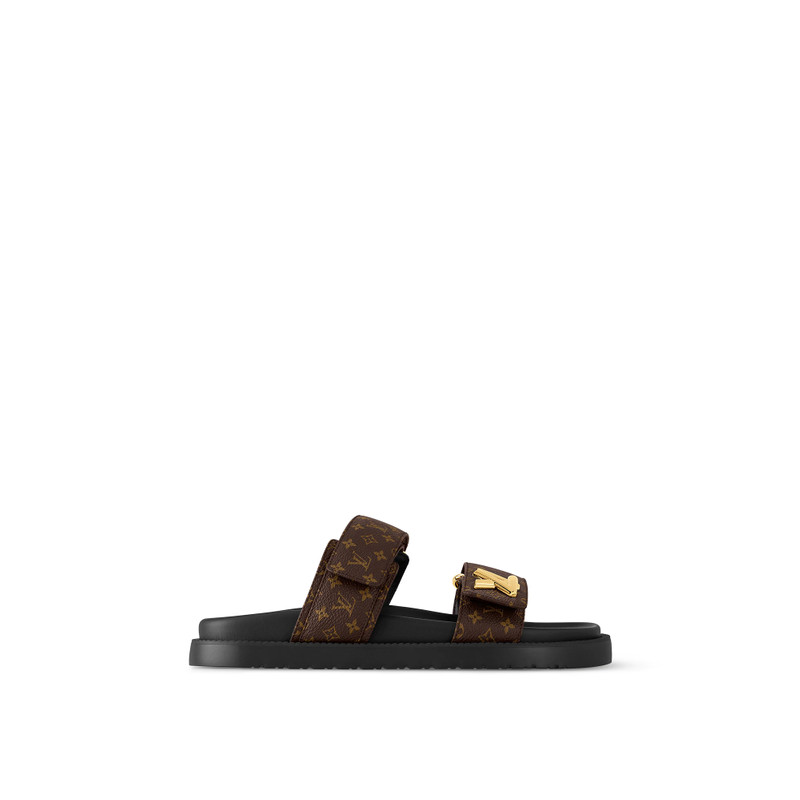LV Sunset Flat Comfort Mule 1