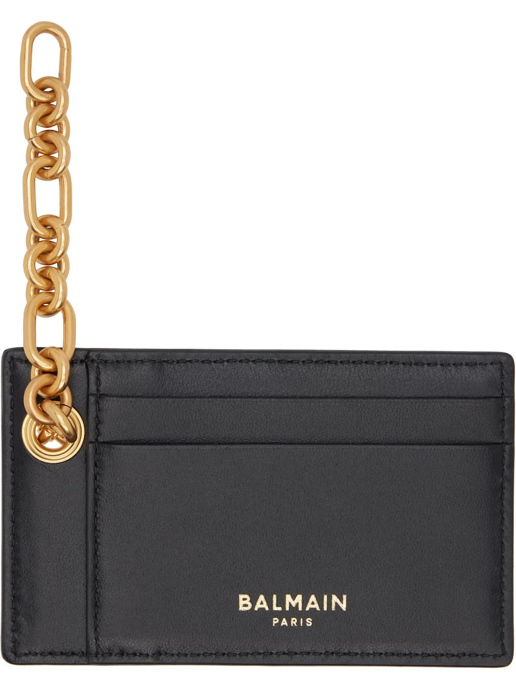 Black Pulse Monogram Jacquard Card Holder - 1