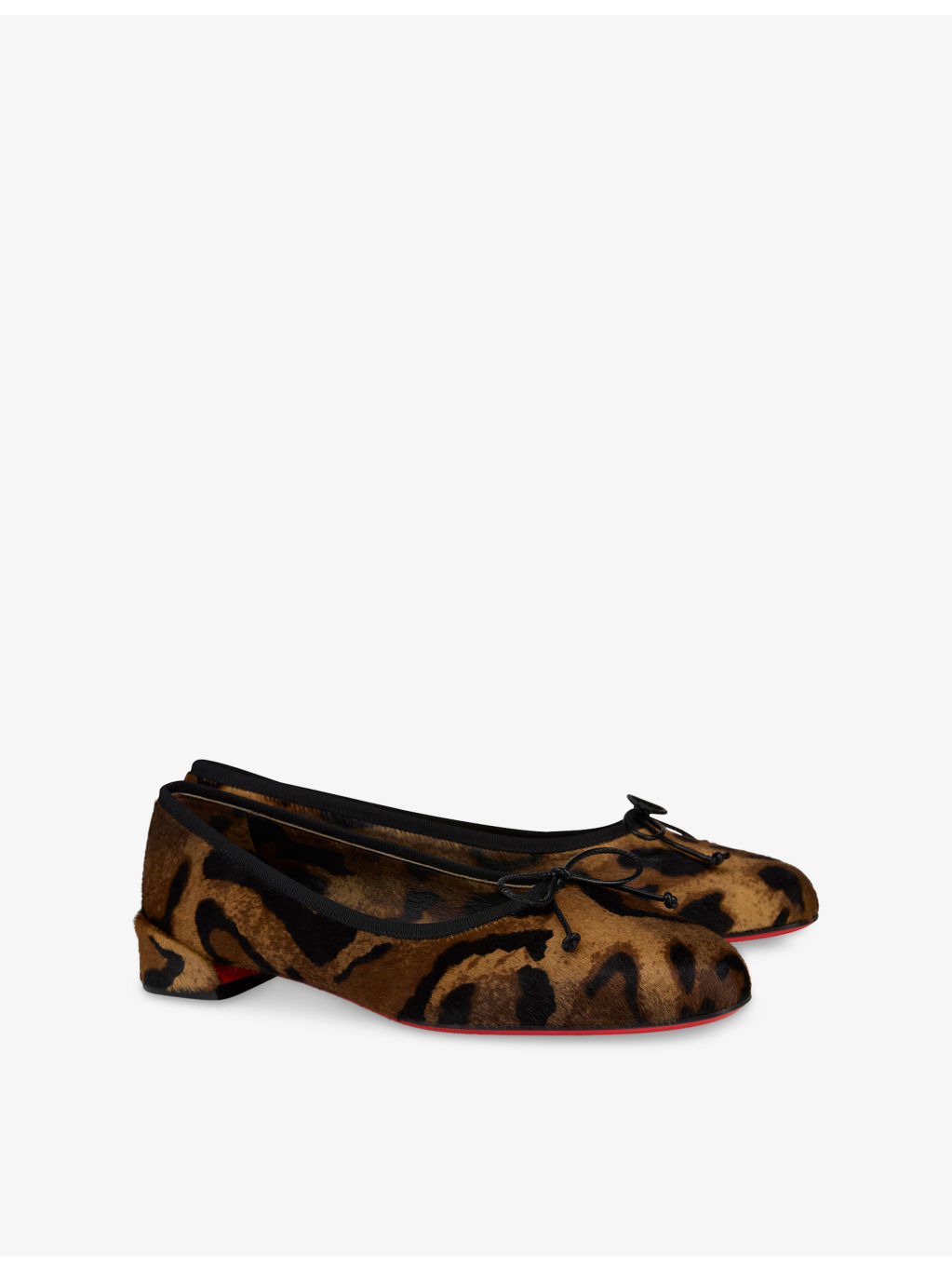 Sweetie Jane Flat Pony Bengali Leather Ballerina Pumps - 3