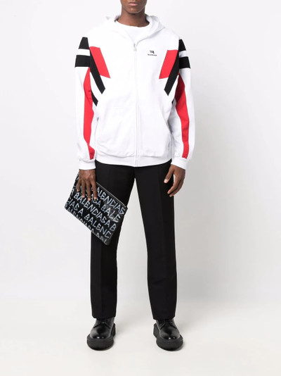 BALENCIAGA Sporty B zip-up hoodie outlook