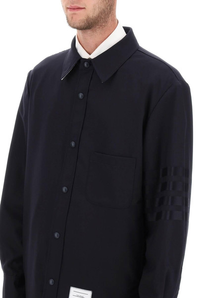 Thom Browne 4-BAR SHIRT IN LIGHT WOOL outlook