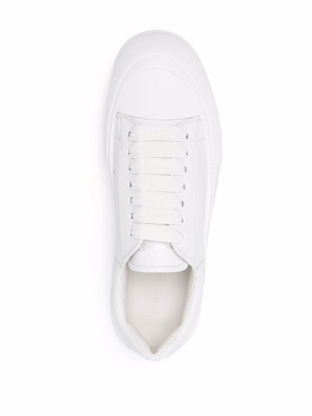 logo-print low-top sneakers - 4