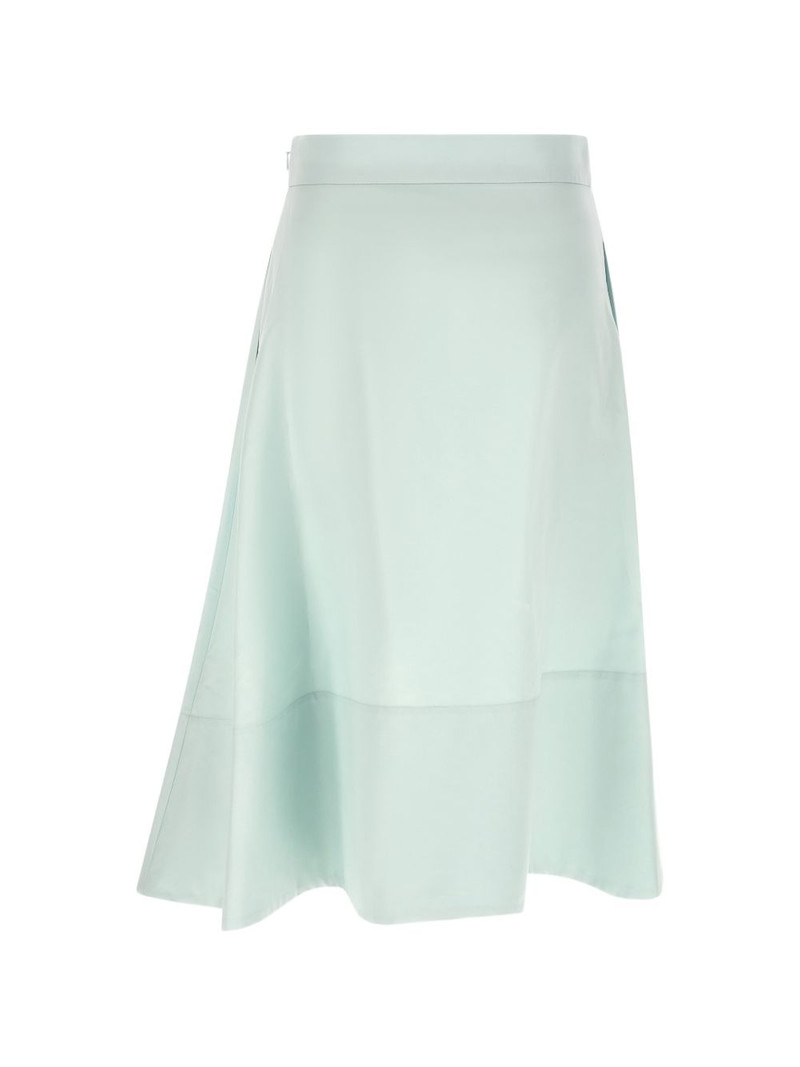 Jil Sander asymmetric flared midi skirt outlook