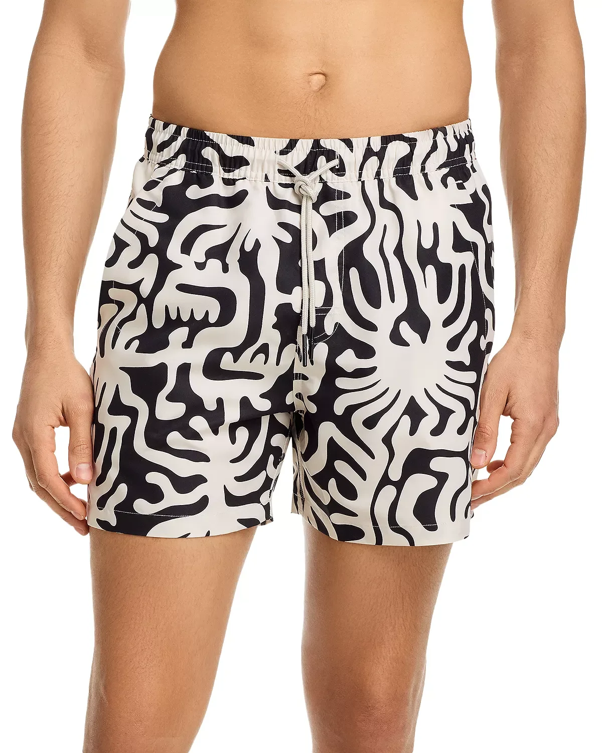Loefy Patterned Swim Shorts - 1