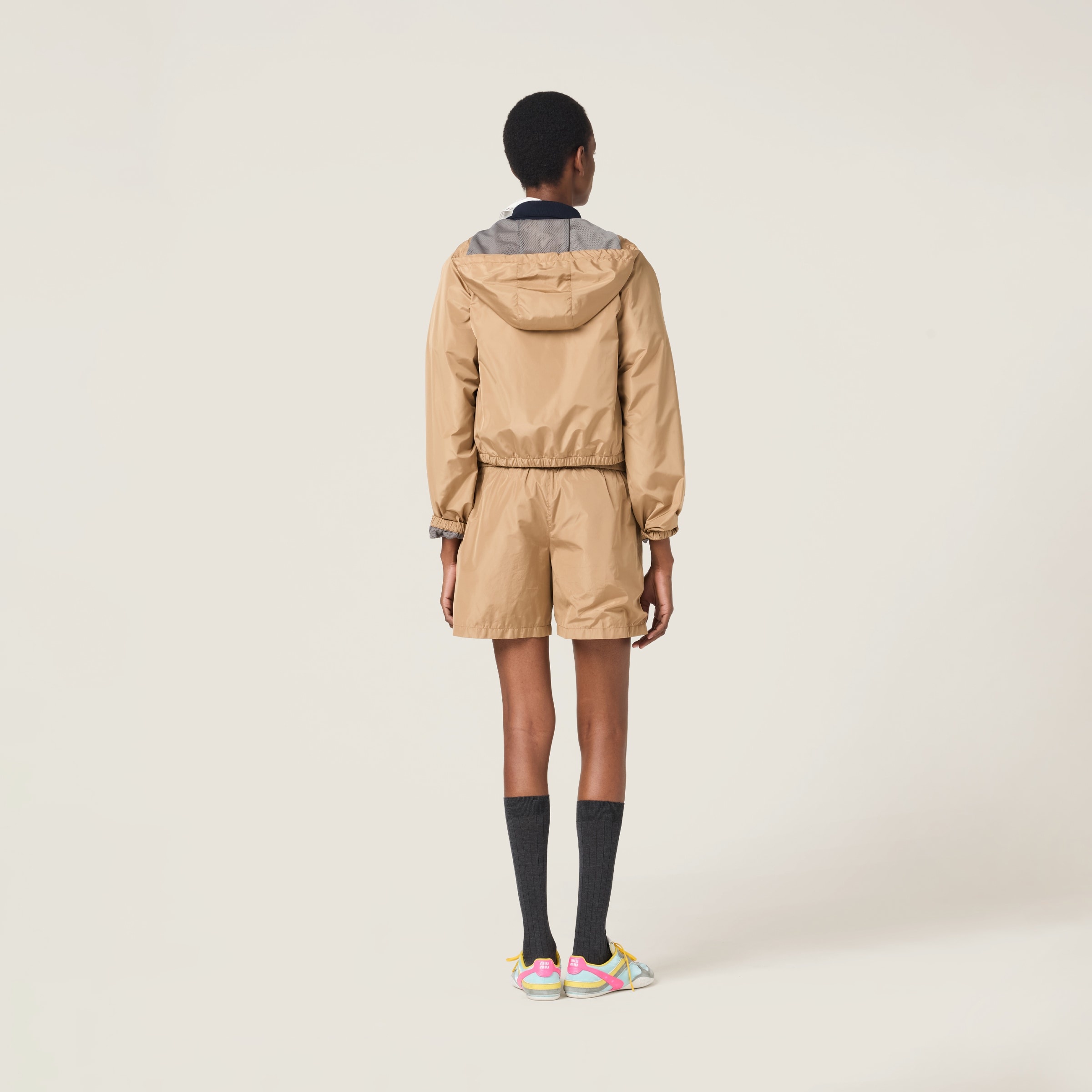 Technical silk blouson jacket - 3