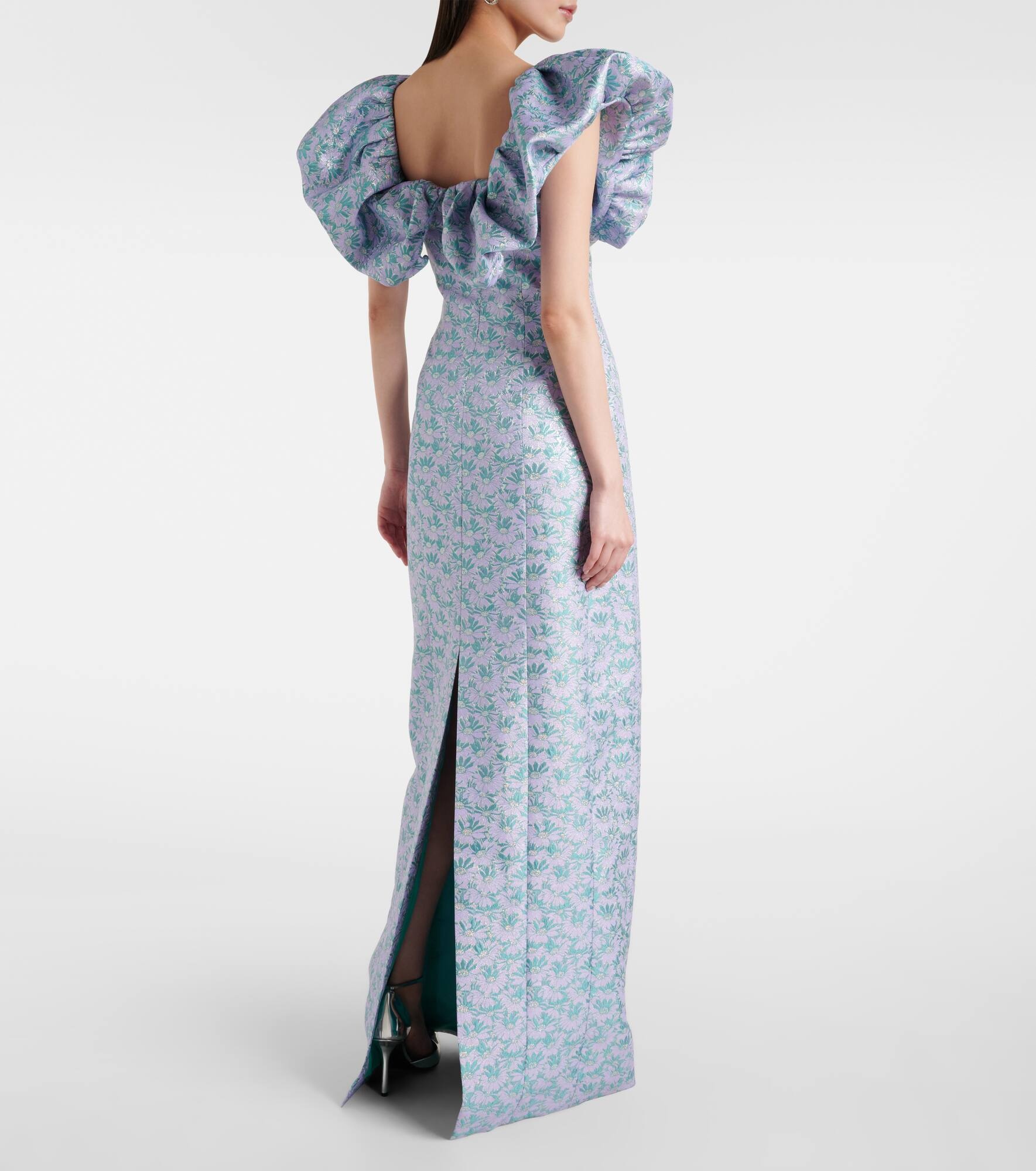 Rowan floral brocade gown - 3