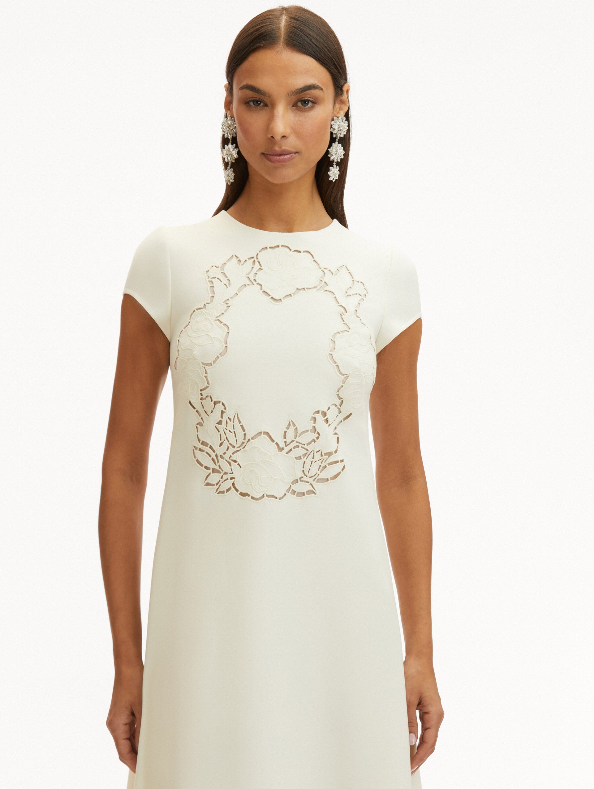 ENGLISH ROSE CUTOUT DRESS - 5