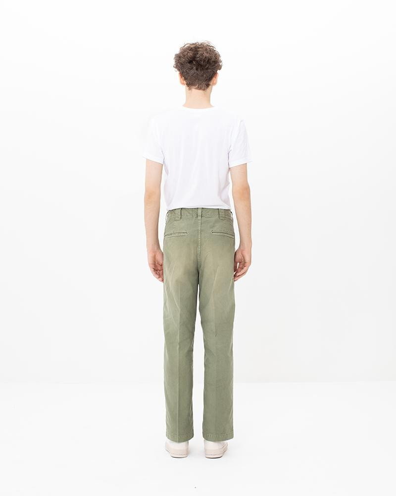 visvim WIDE CHINO PANTS CRASH LT.GREEN - 0124205008009 | REVERSIBLE