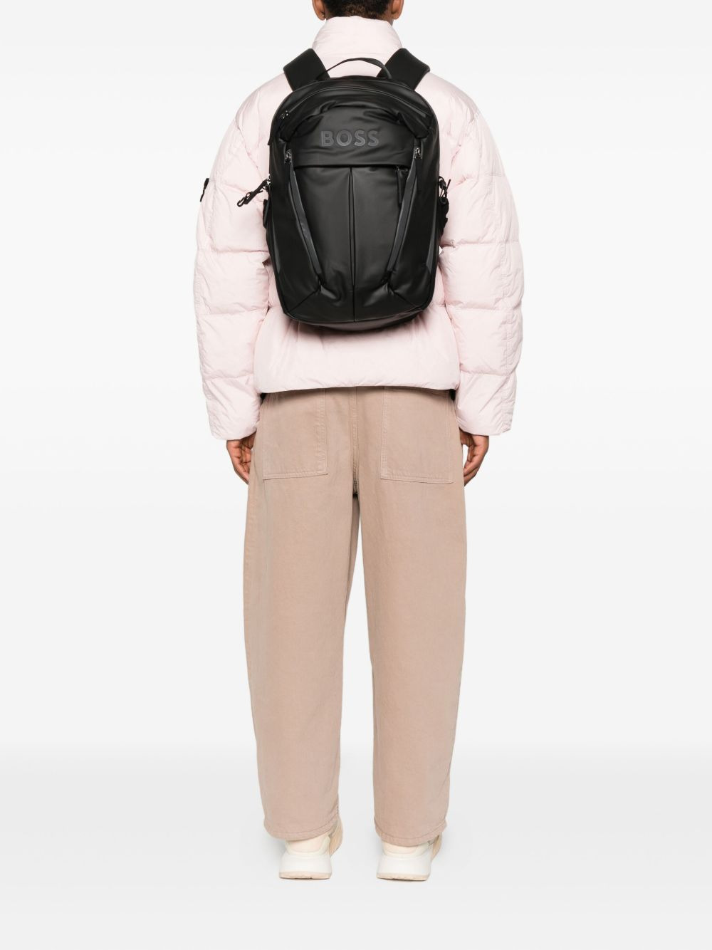 logo-print backpack - 2