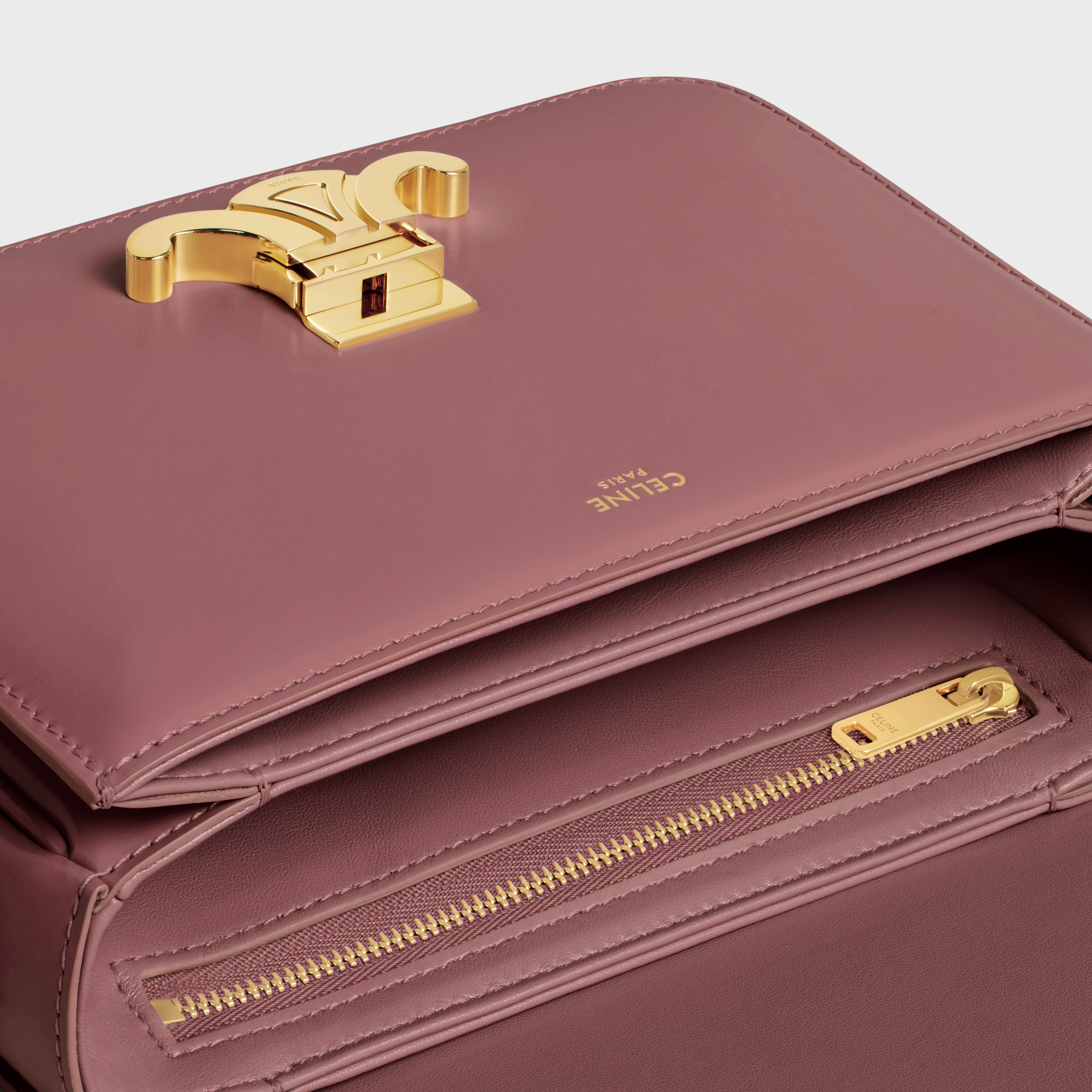 Teen Triomphe Bag in shiny calfskin - 4