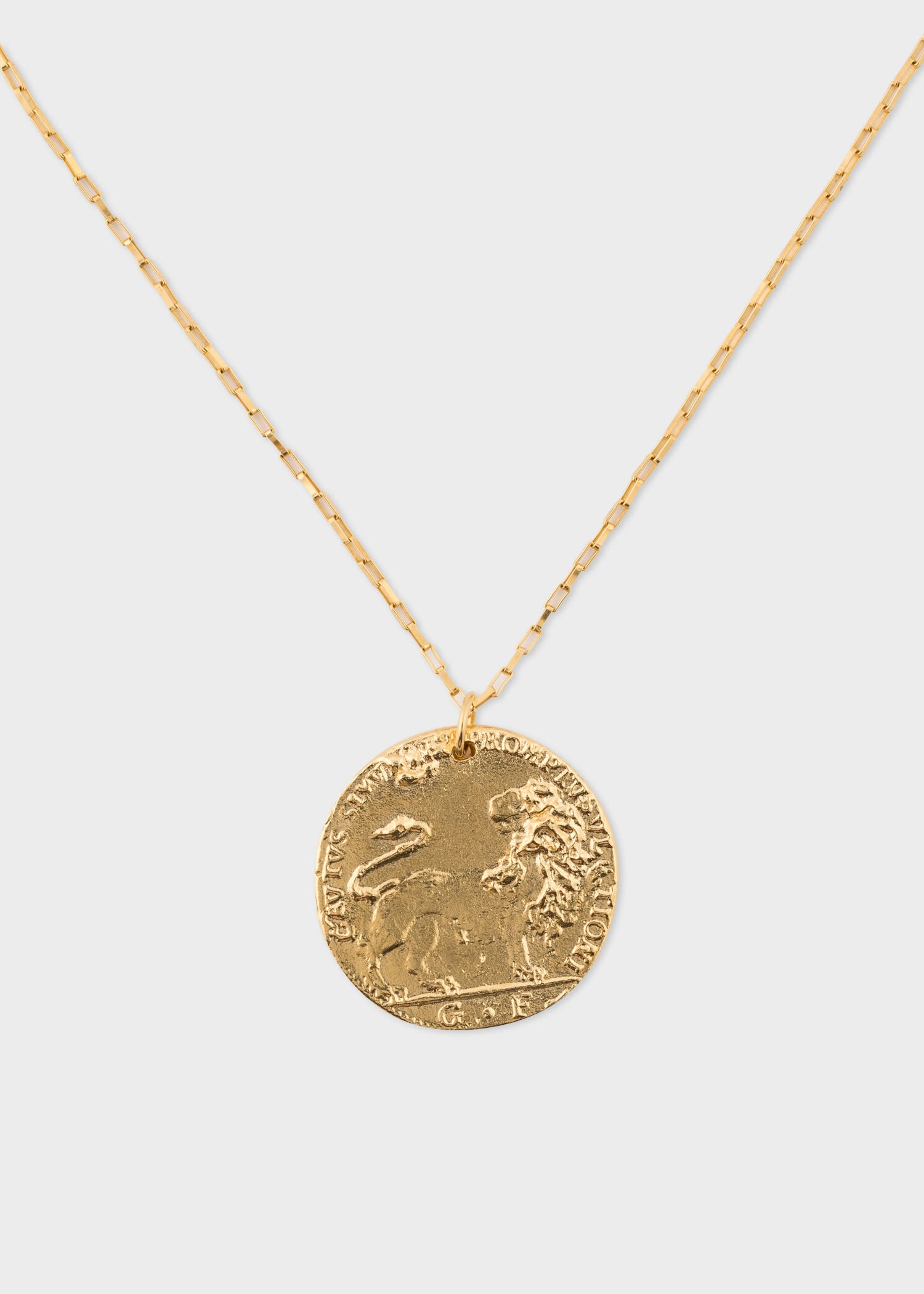 'Il Leone Medallion' Chain Necklace by Alighieri - 1