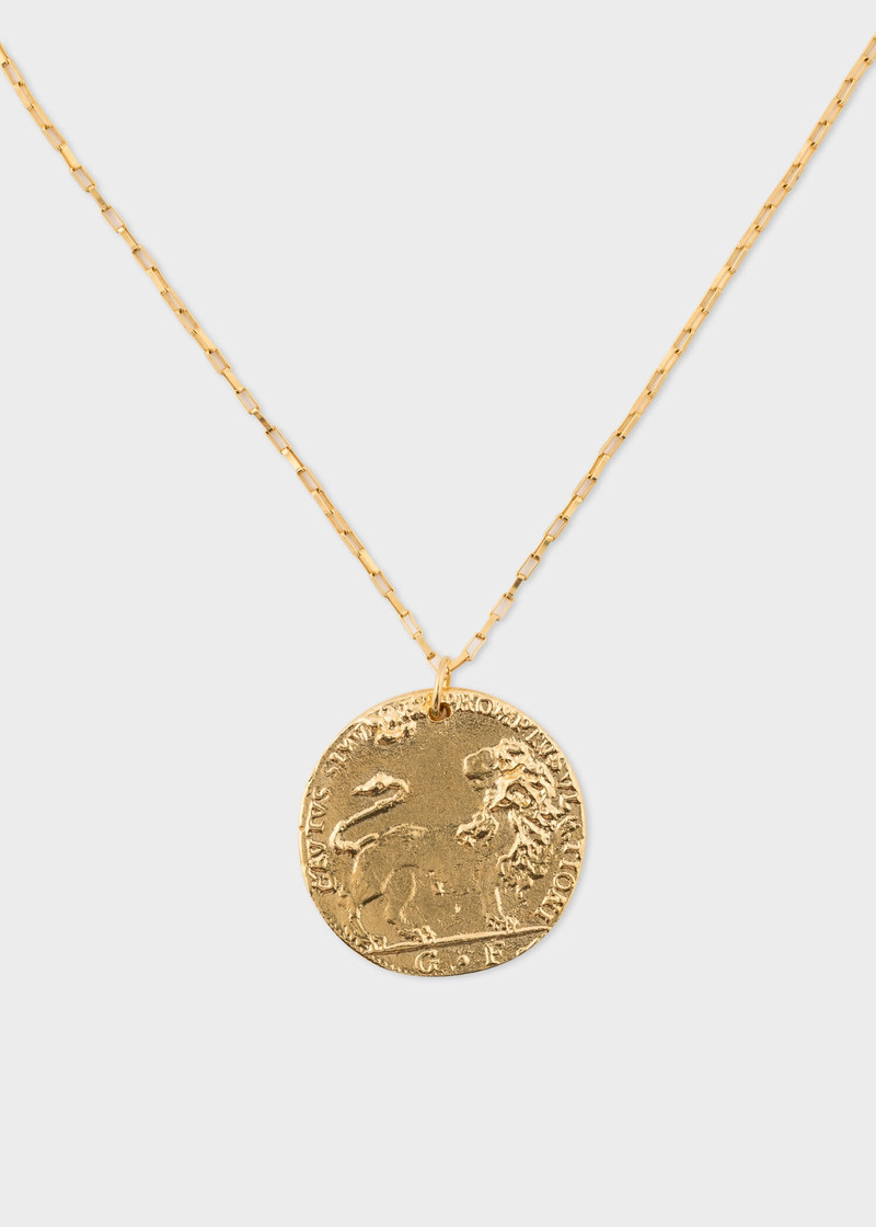 'Il Leone Medallion' Chain Necklace by Alighieri 1