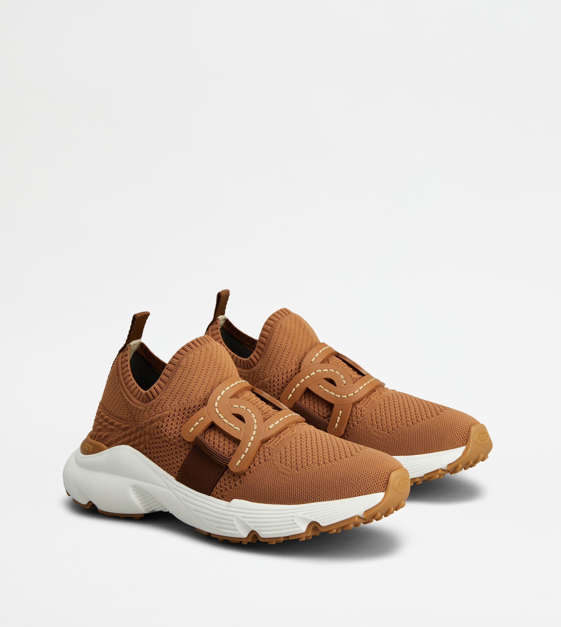 KATE SNEAKERS IN TECHNICAL FABRIC - BROWN - 2