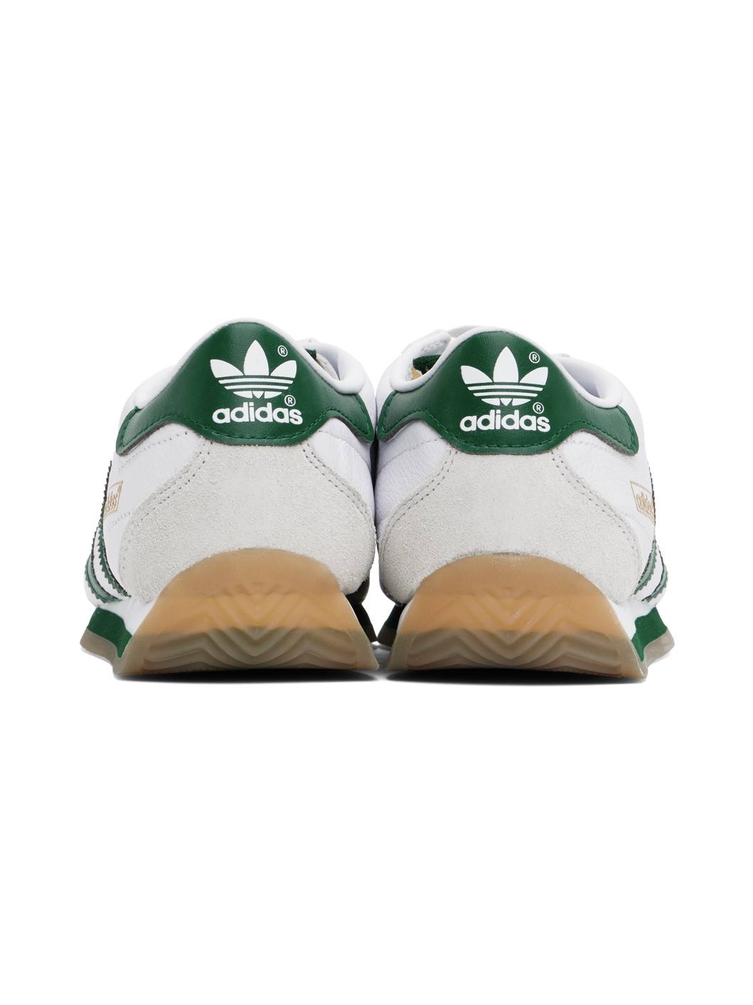 White & Green Country OG Sneakers - 2