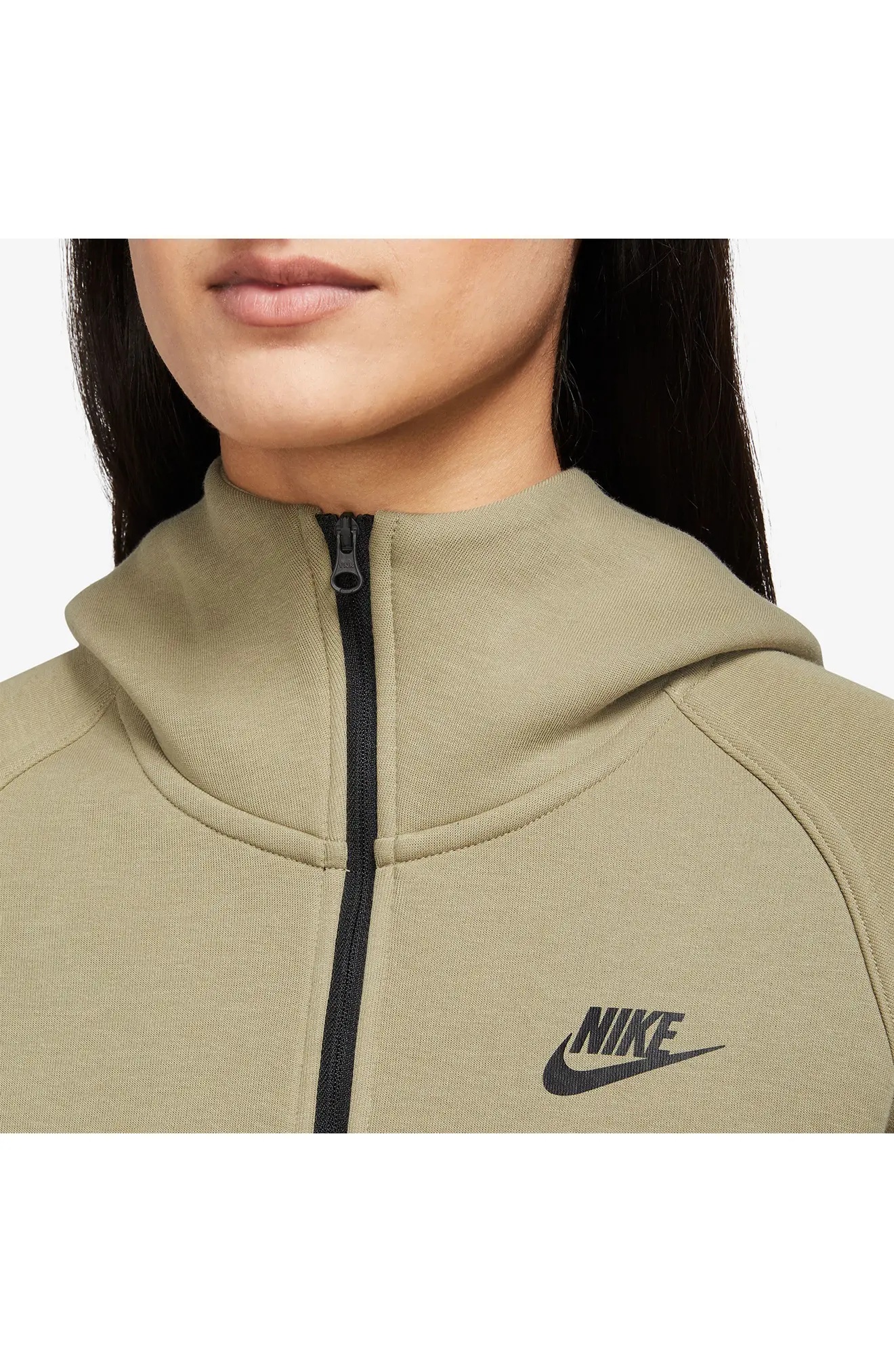 Sportswear Tech Fleece Windrunner Zip Hoodie in Neutral Olive/Black - 3