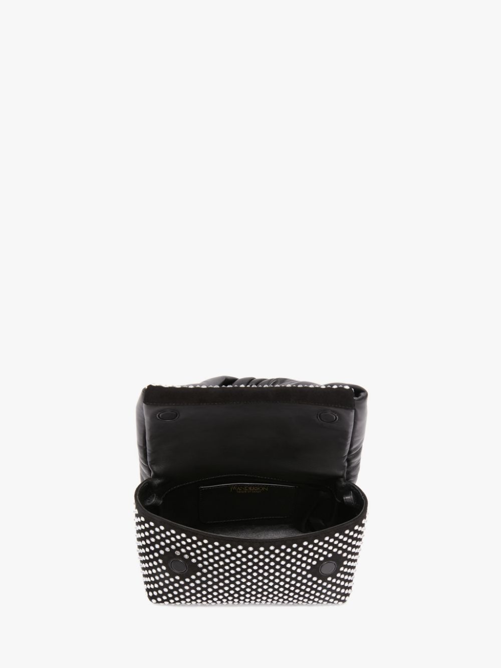 MEDIUM TWISTER - LEATHER TOP HANDLE BAG WITH CRYSTAL - 3