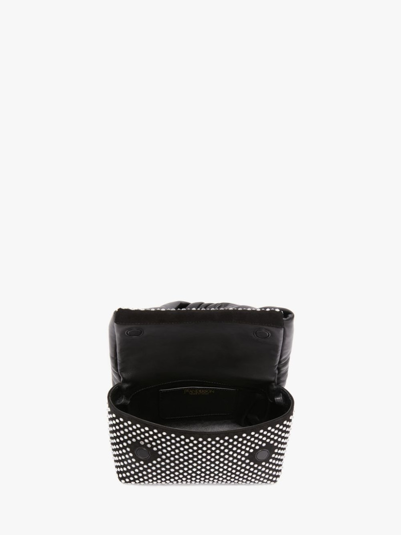 MEDIUM TWISTER - LEATHER TOP HANDLE BAG WITH CRYSTAL 3