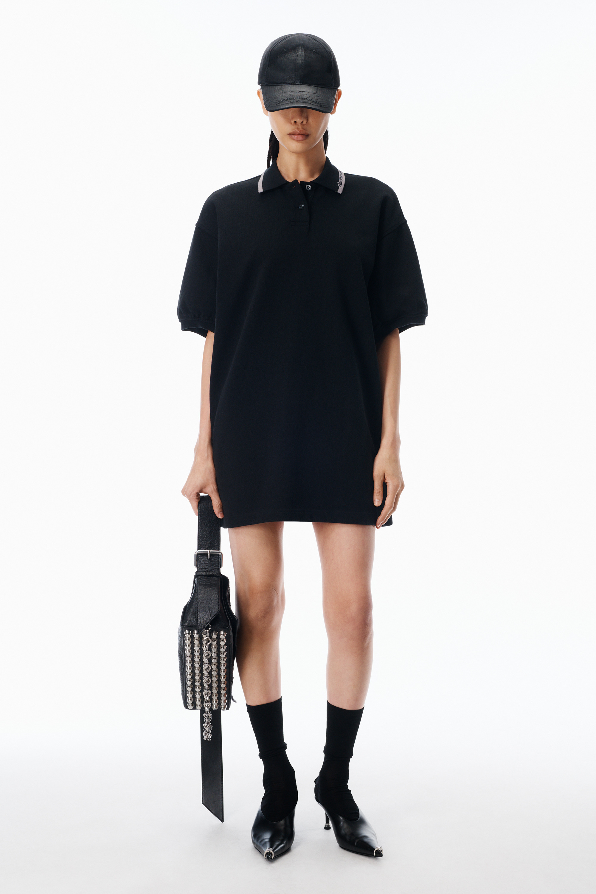 Relaxed Polo Cotton Minidress - 2