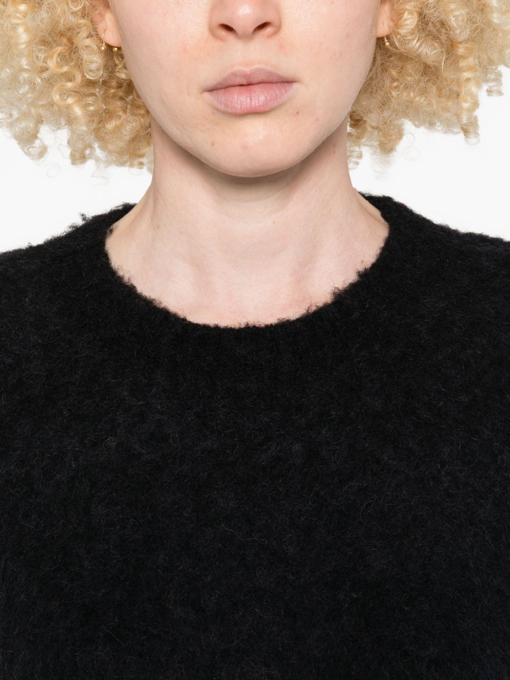 alpaca-blend sweater - 5