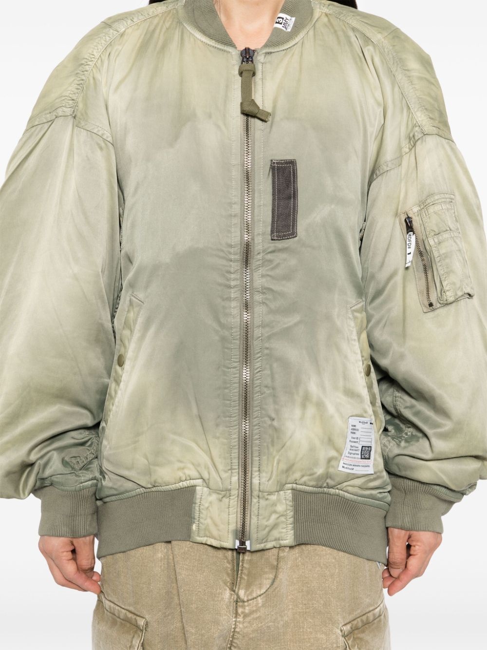 aged flight jacket - 5