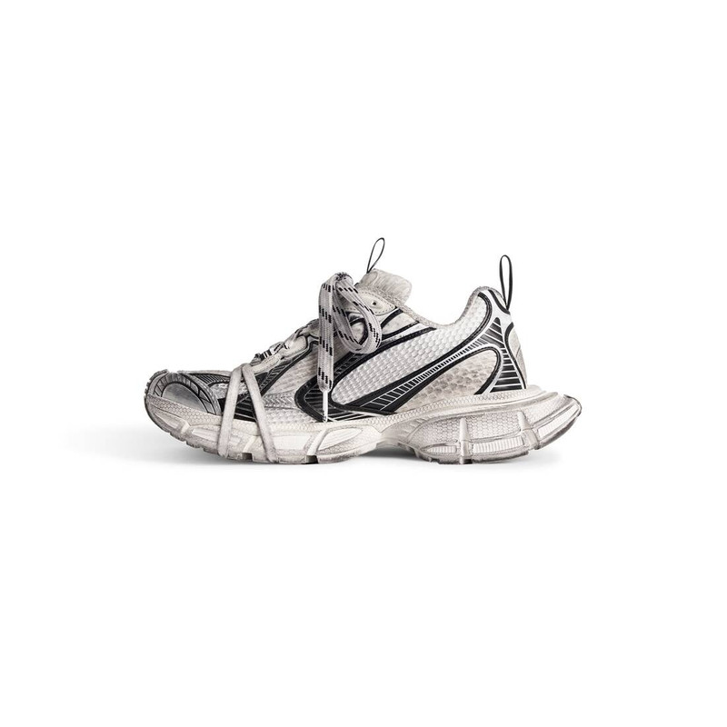 BALENCIAGA Women's 3xl Sneaker in White/black outlook