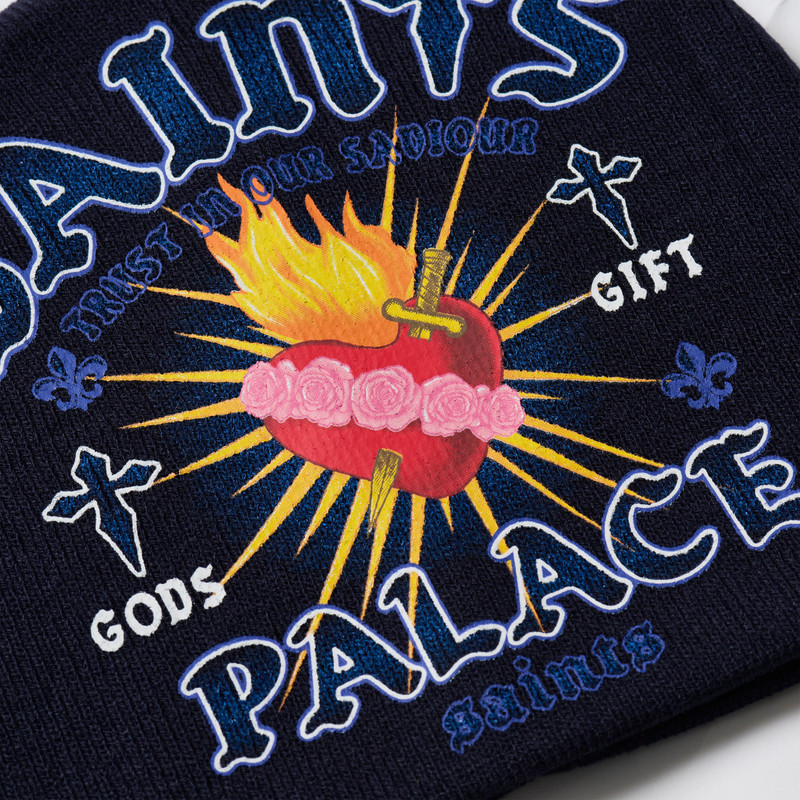 GODS GIFT NEIN CUFF BEANIE NAVY 3