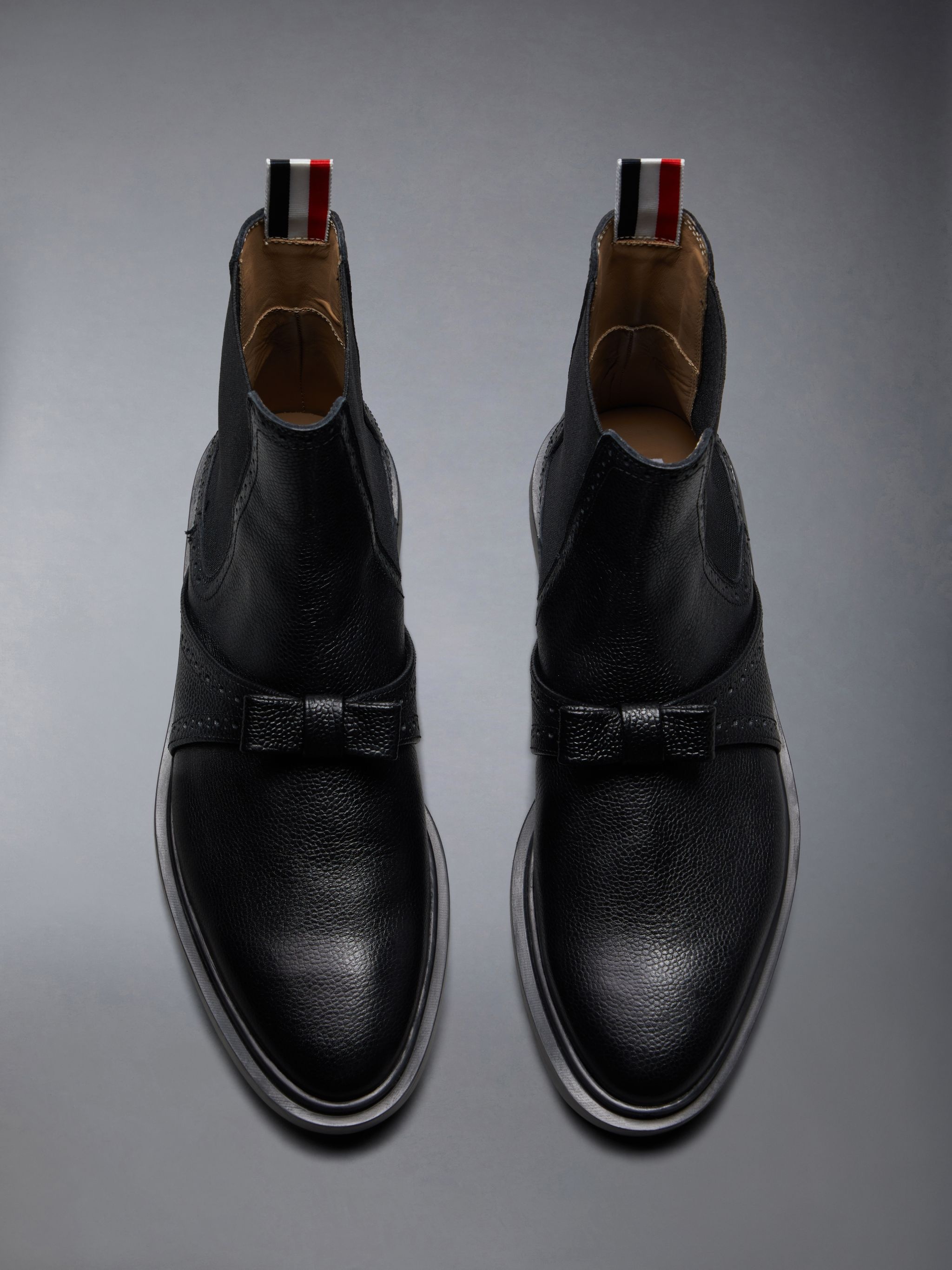 bow-detailing leather Chelsea boots - 5