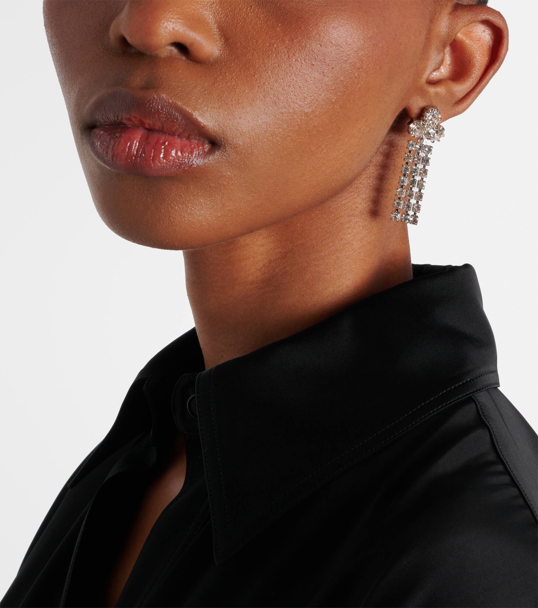 Crystal-embellished earrings - 6
