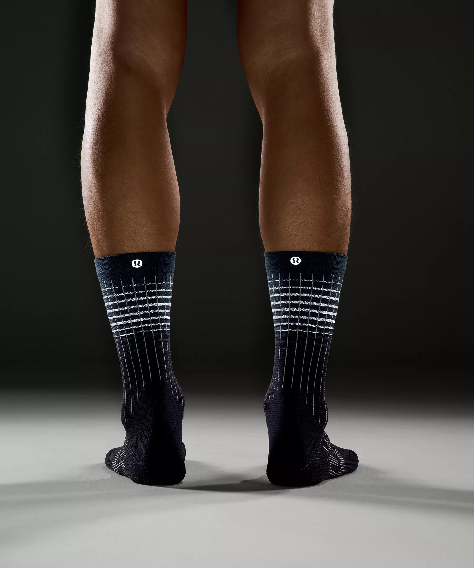 Men's Power Stride Crew Socks *Reflective - 3