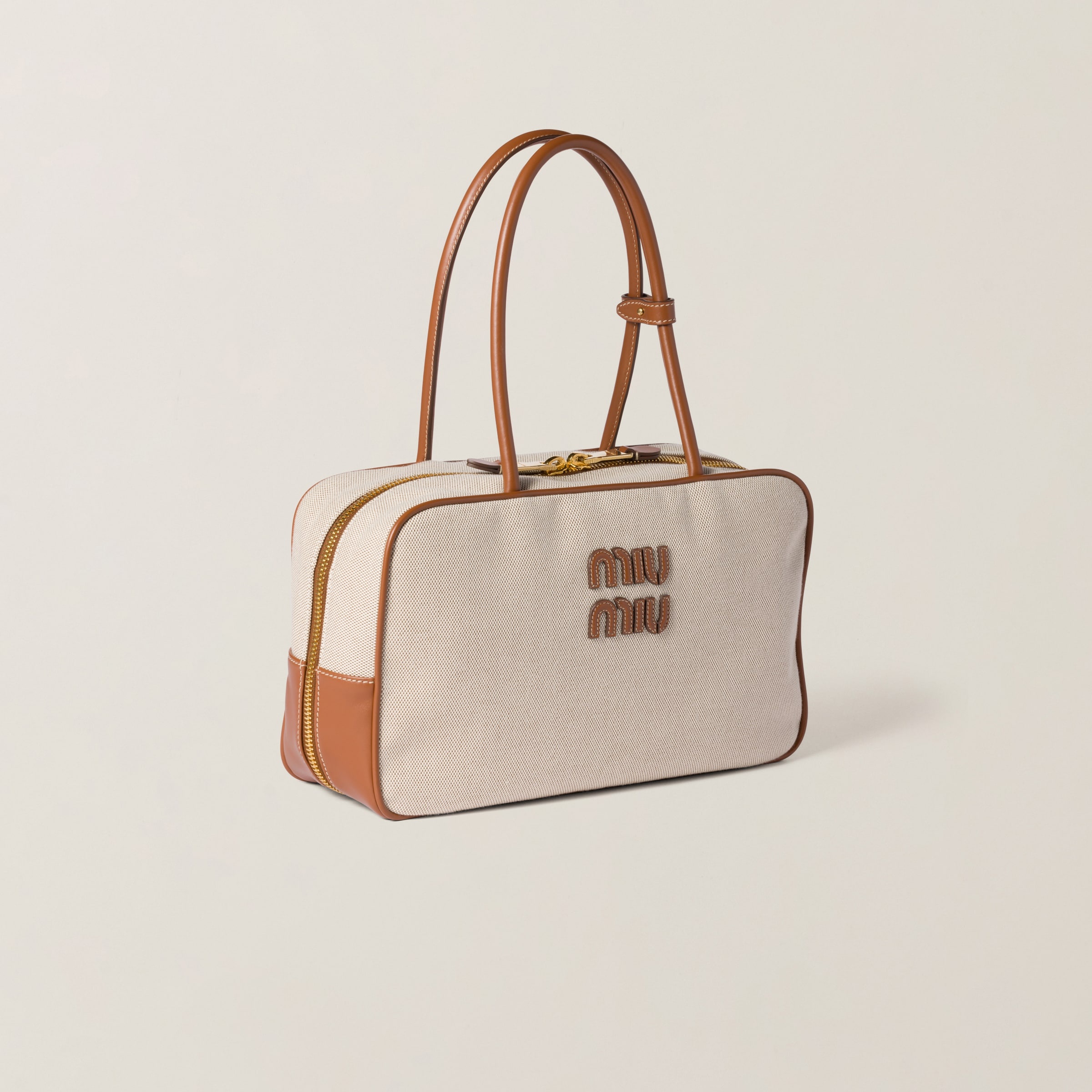 Beau canvas and leather bag - 3