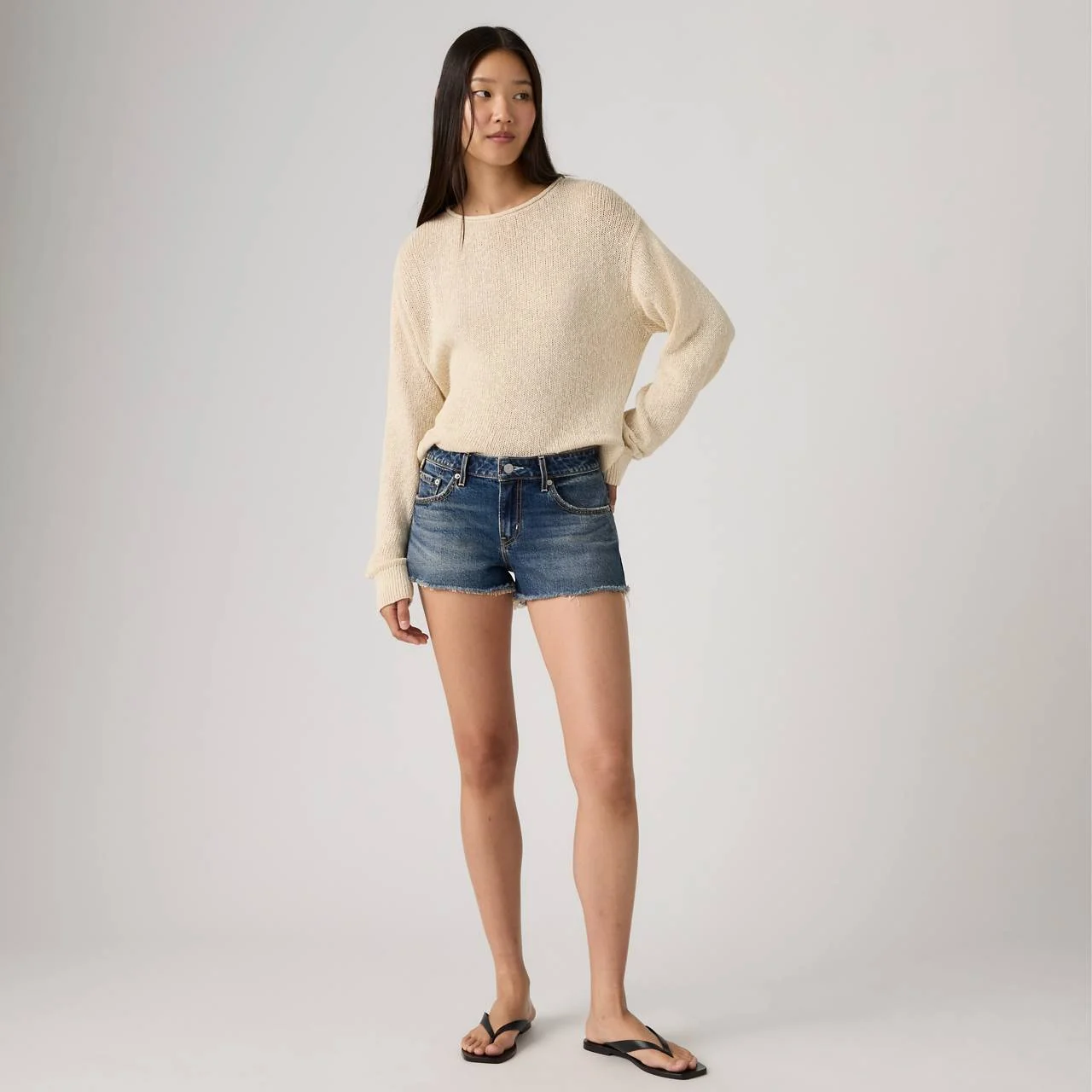 LOW RISE WOMEN'S SHORTS - 1