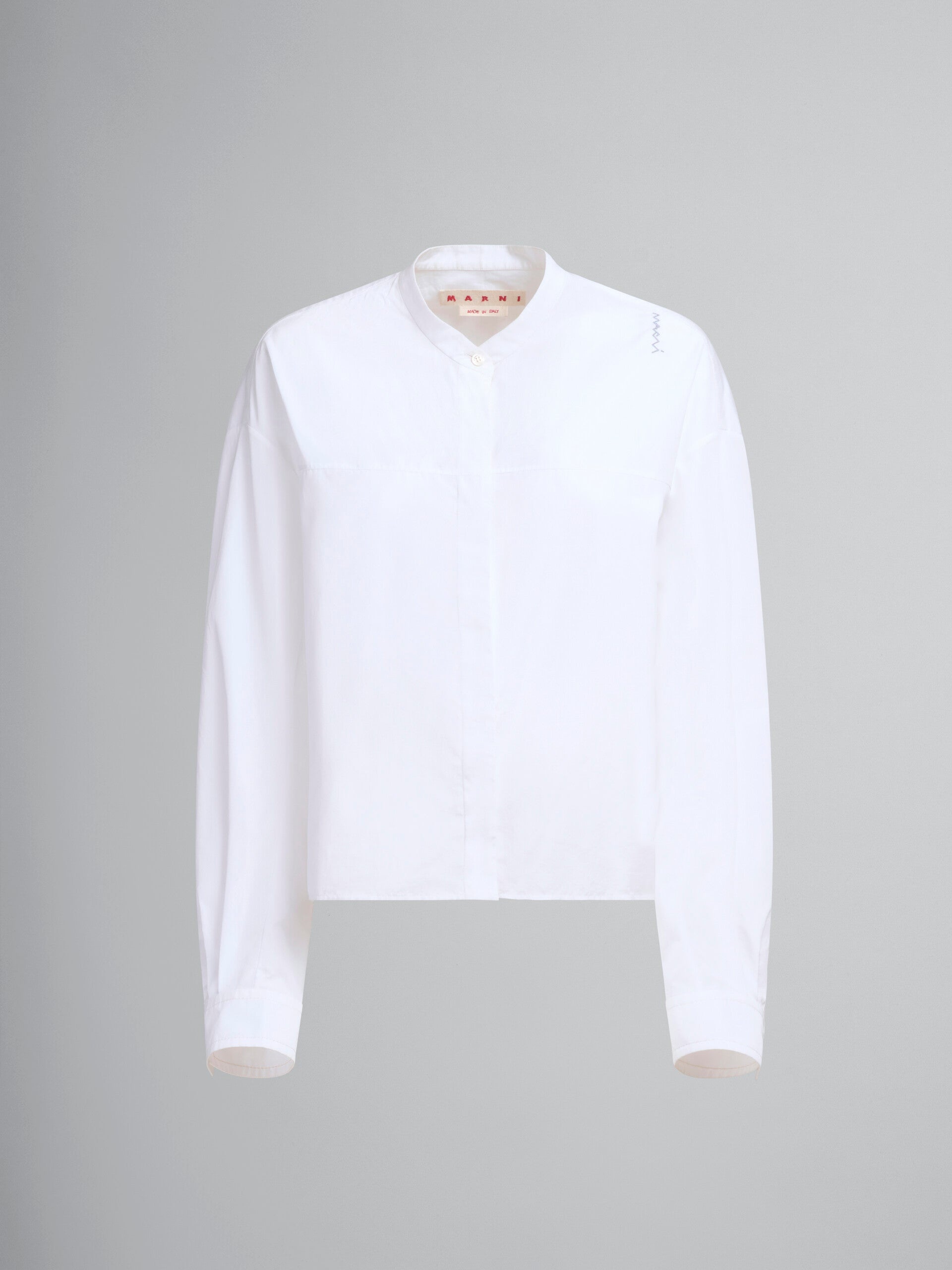 Mandarin collar Shirt with Marni Symbol - 1