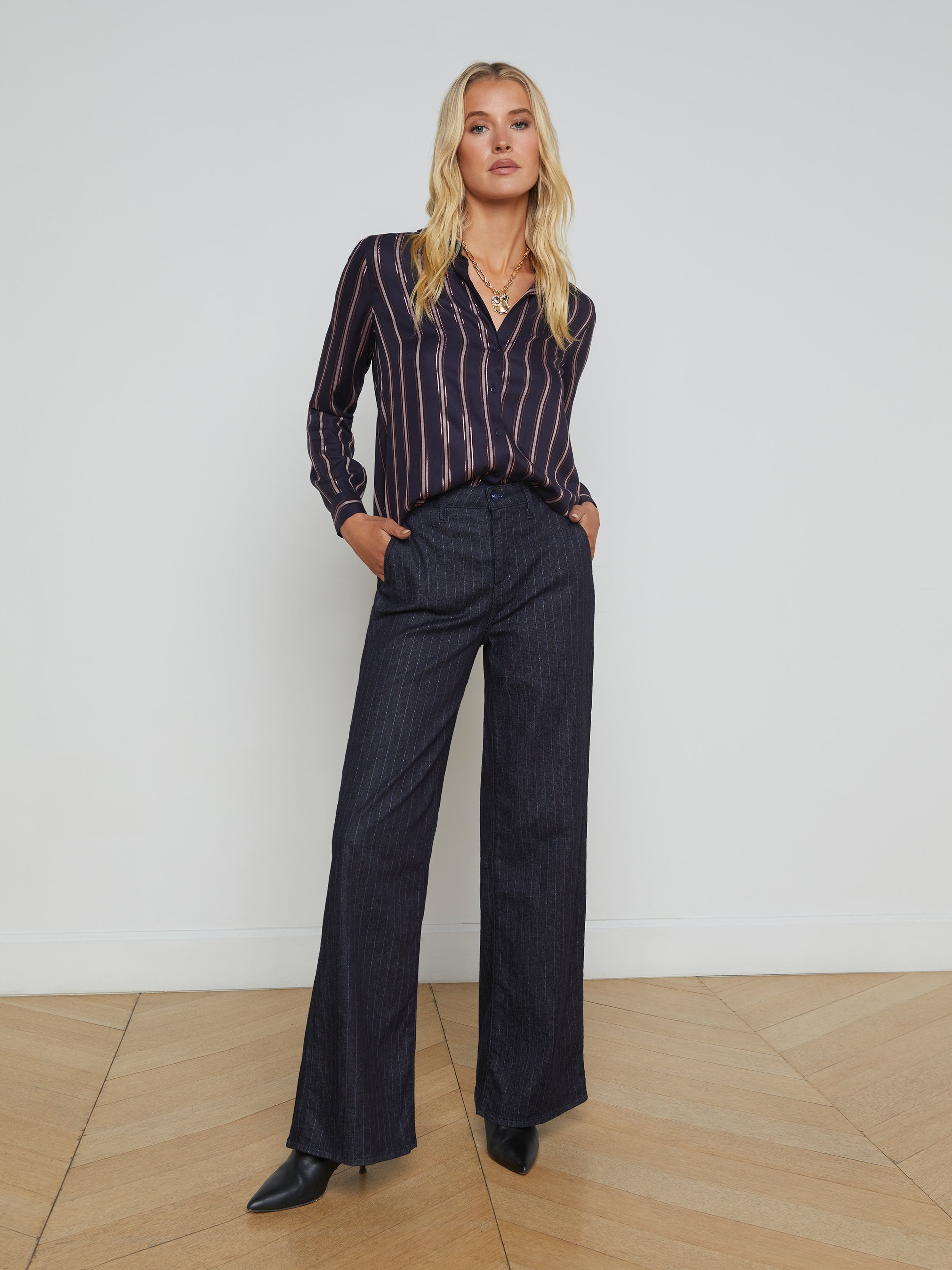 Holly Striped Blouse - 6
