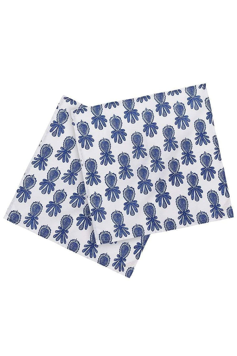 Large Napkins Set Of 6 - Pineapple Blu - 2