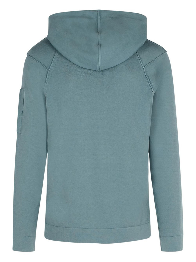 C.P. Company sleeve-pocket drawstring hoodie outlook
