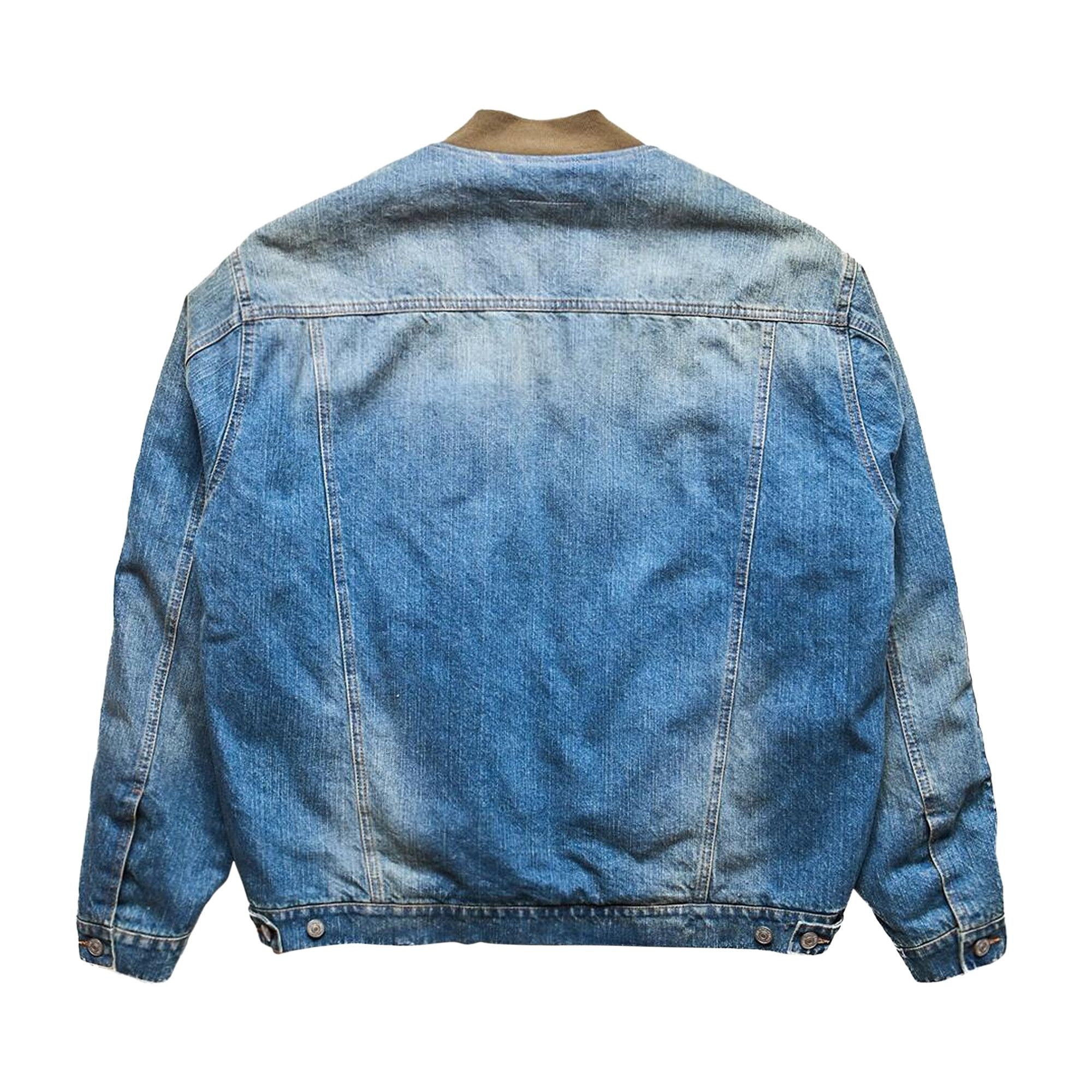 MM6 Maison Margiela Double Fabric Zip Bomber Jacket 'Green' - 2