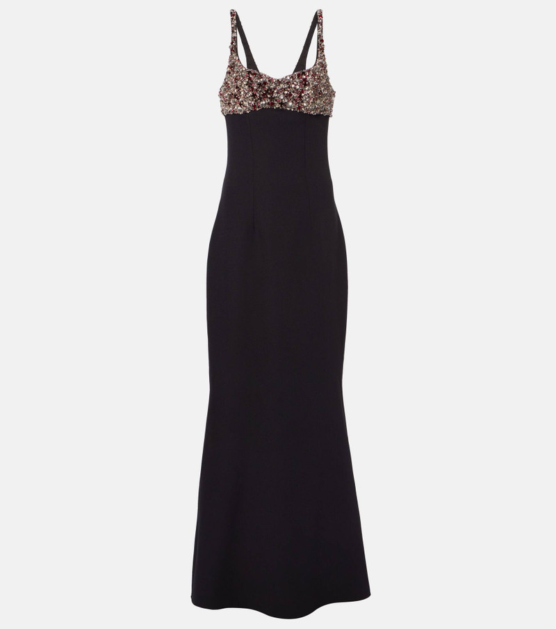 Crystal-embellished gown - 1