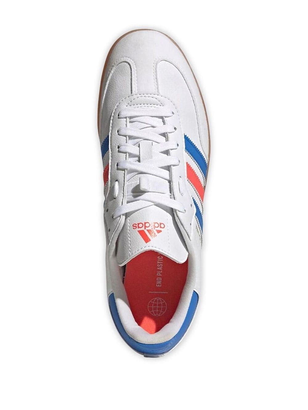 Velosamba Vegan "White/Blue Rush/Turbo" sneakers - 3