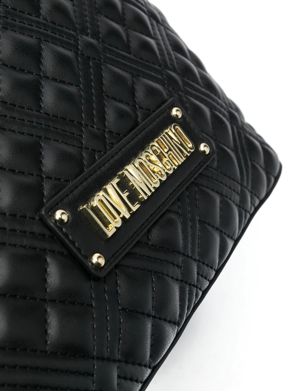 logo-embellished embossed backpack - 4