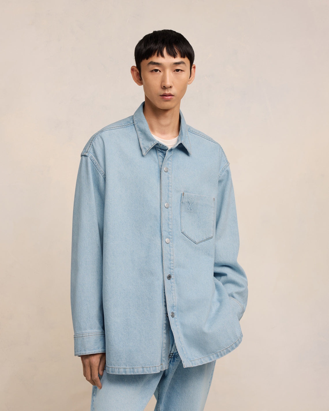 OVERSIZED AMI DE COEUR OVERSHIRT - 3
