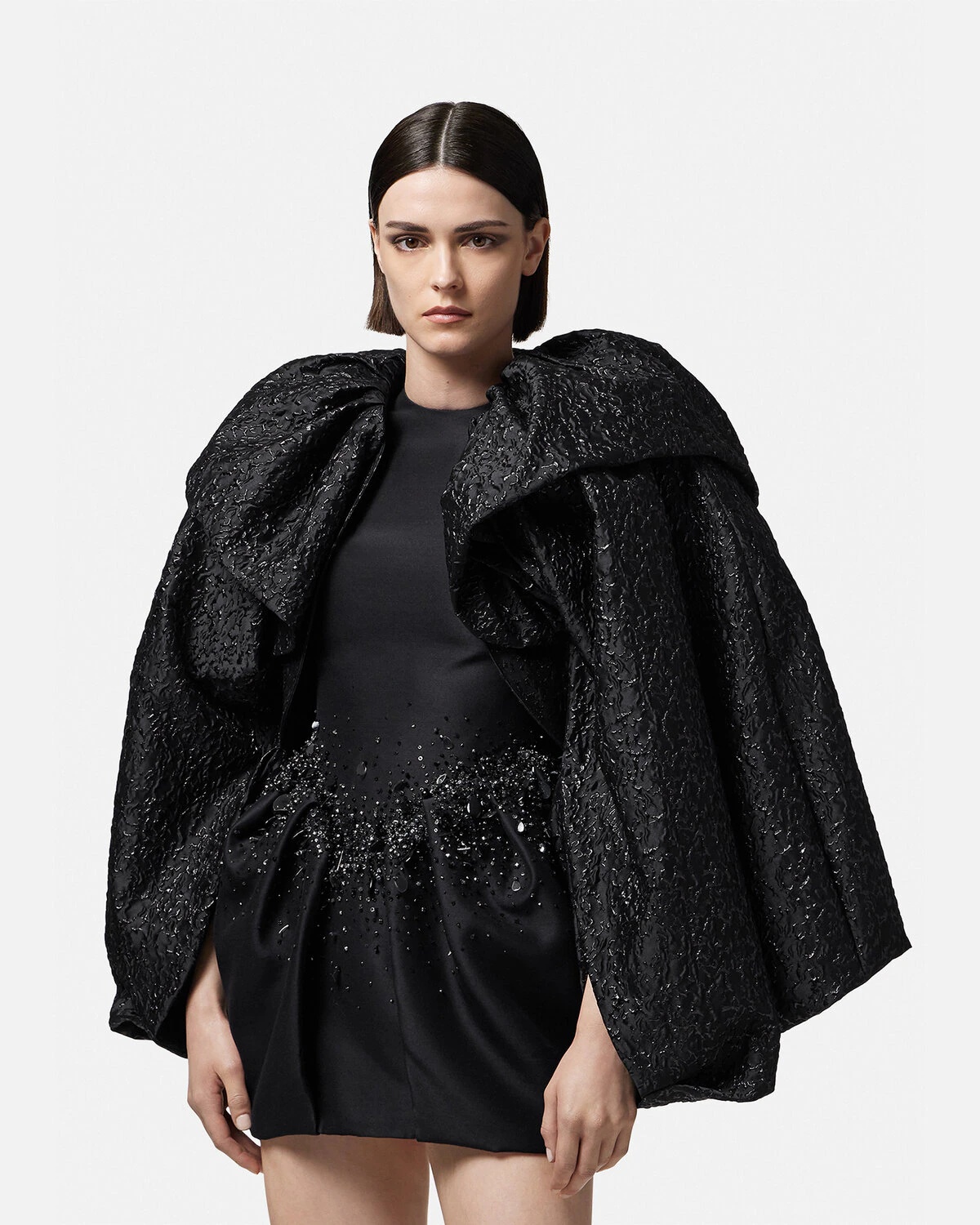 Lurex Cloquet Cape - 3