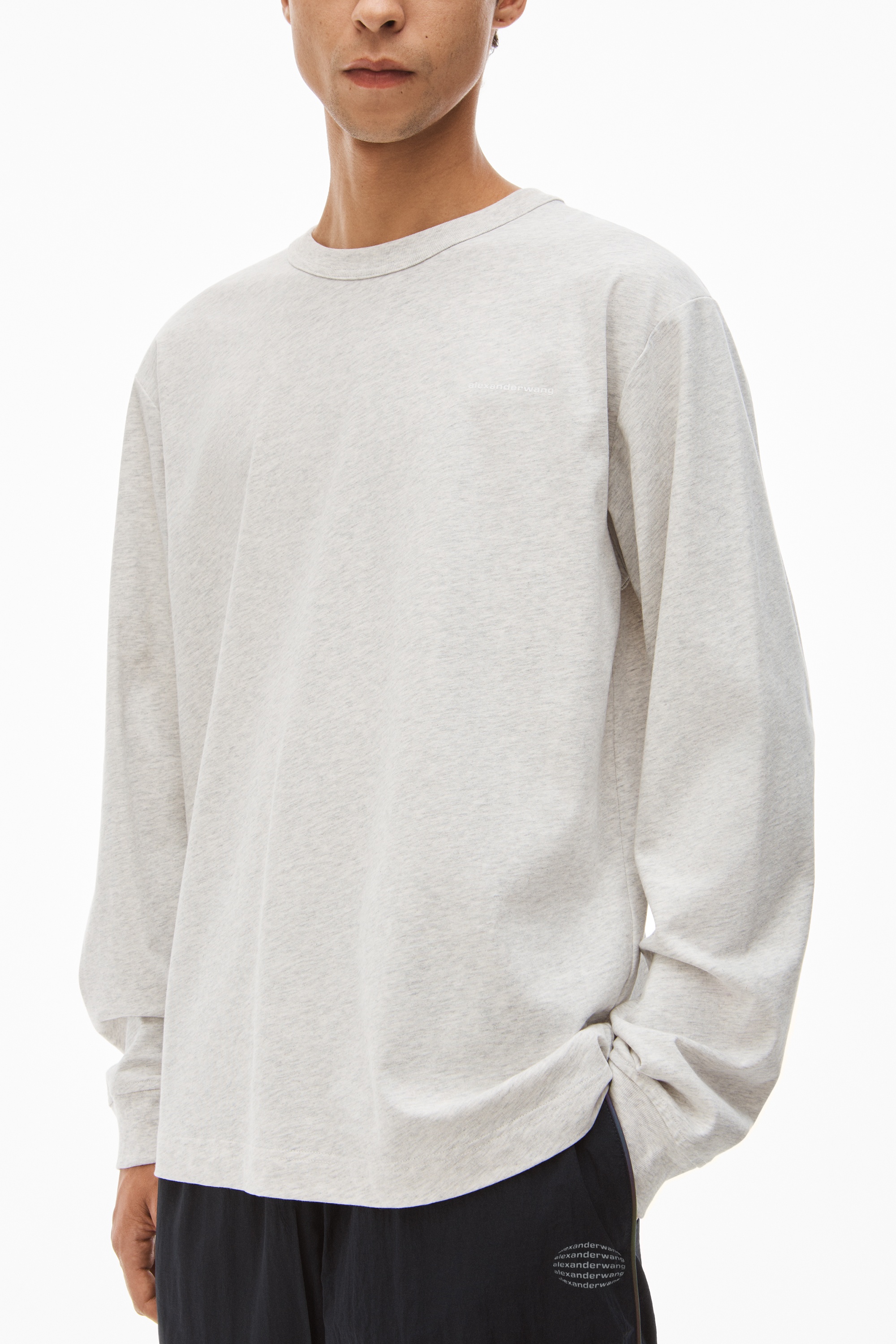 LONG-SLEEVE TEE IN HIGH TWIST JERSEY - 3