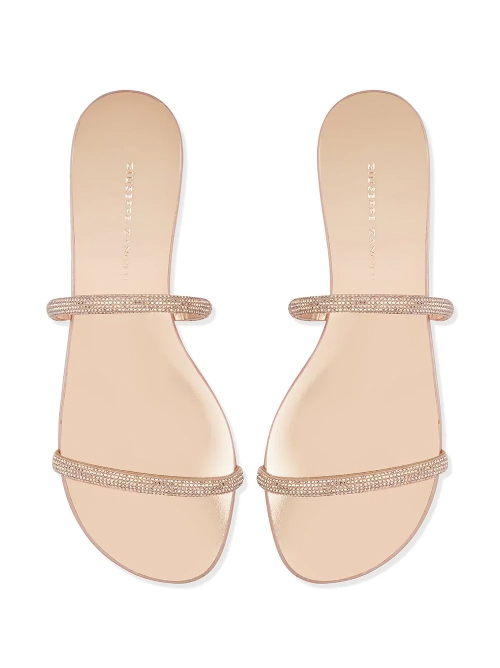 crystal-embellished sandals - 4