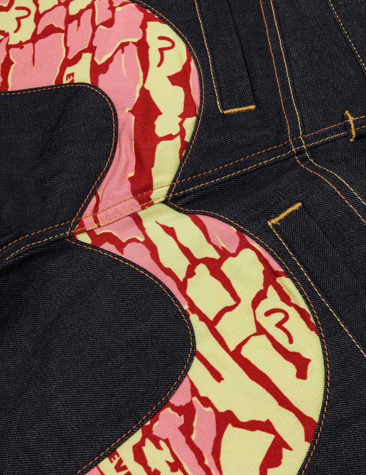 Ishigaki Camouflage Inserted Daicock Slim Fit Jeans #2010 no.1 - 6