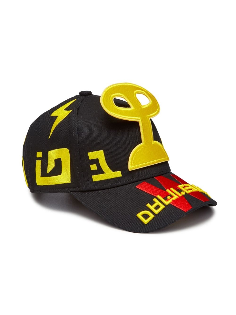 embroidered-motif baseball cap - 3
