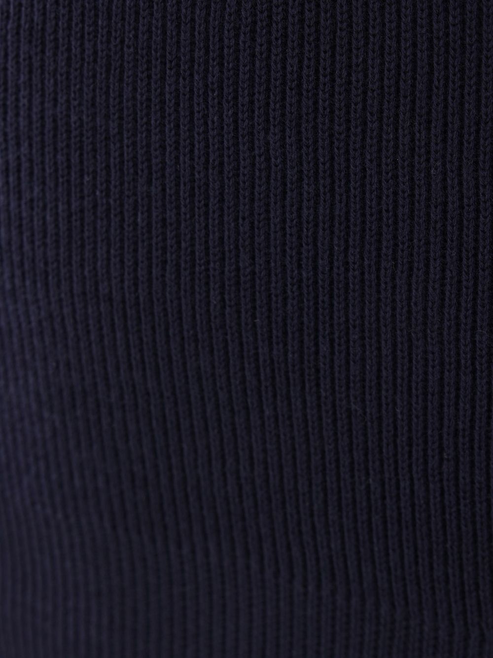 ribbed-knit polo shirt - 4