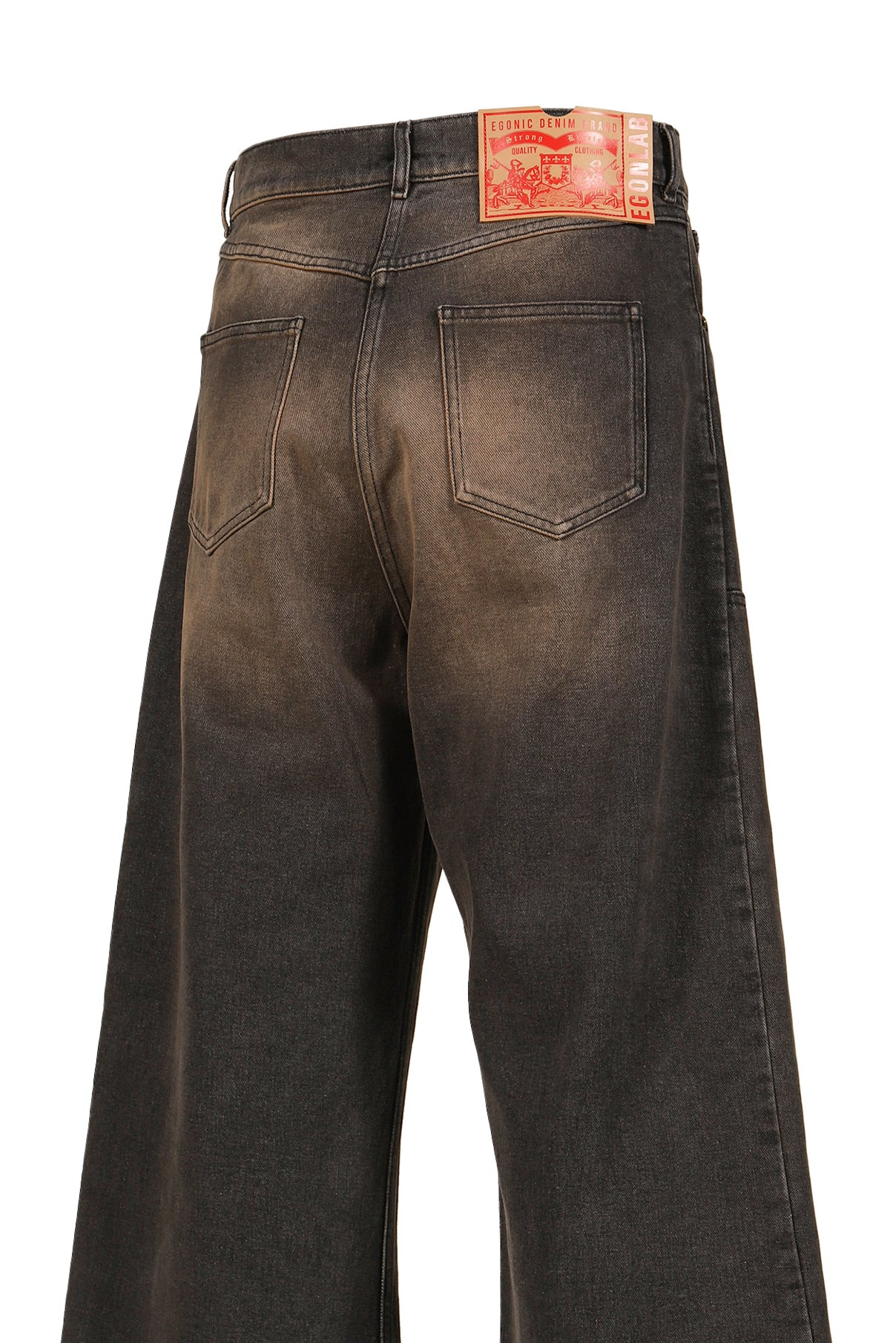 BAGGY DENIM / WET BLK - 5