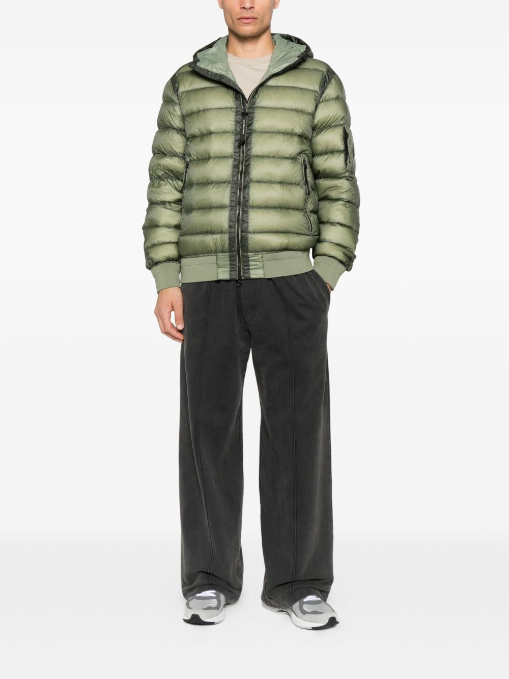 Lens-detail hooded jacket - 2